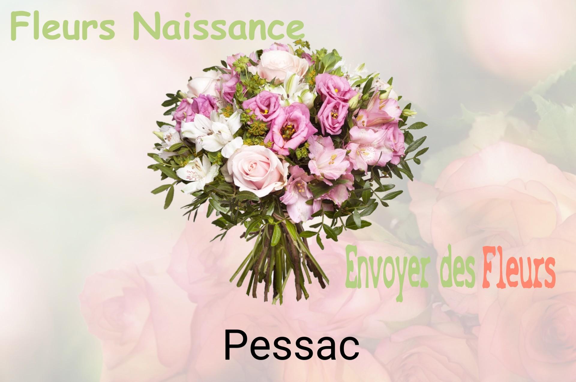 Bouquet de fleurs de naissance livré à Pessac